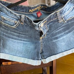 Blue jean shorts